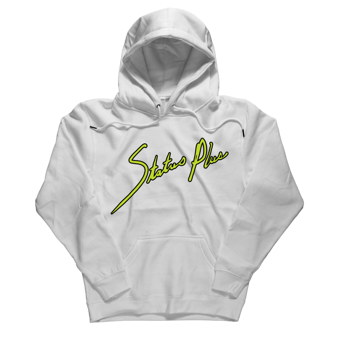 Status Plus Fashions White Hoodie (signature)