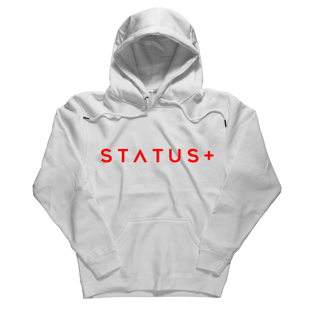 Status Plus Fashions Hoodie (All Red Logo)