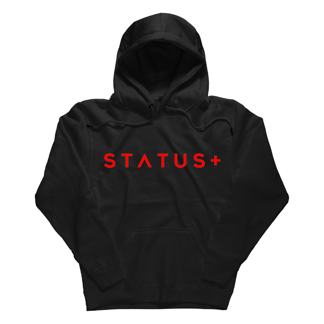 Status Plus Fashions Hoodie (All Red Logo)