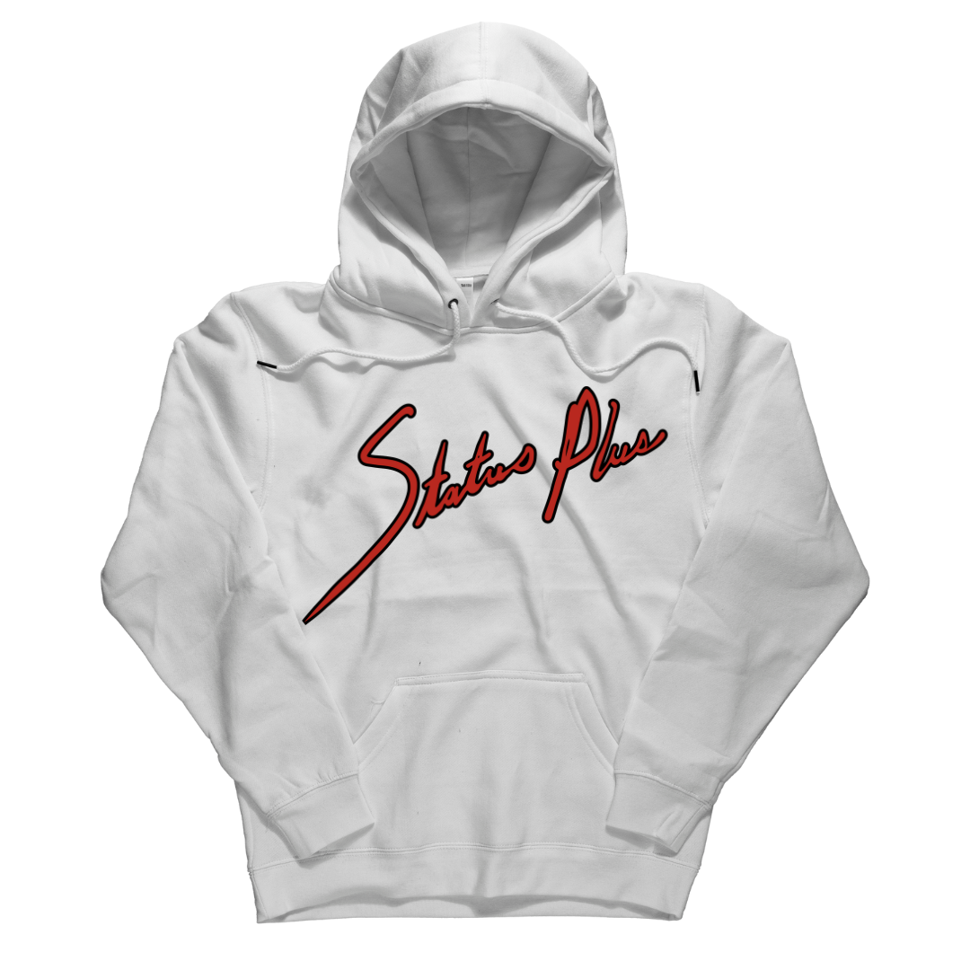 Status Plus Fashions White Hoodie (signature)