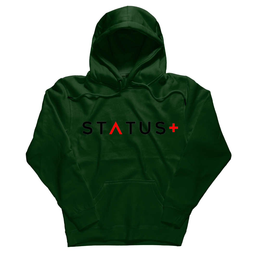 Status Plus Fashions Hoodie (Black Red Logo)