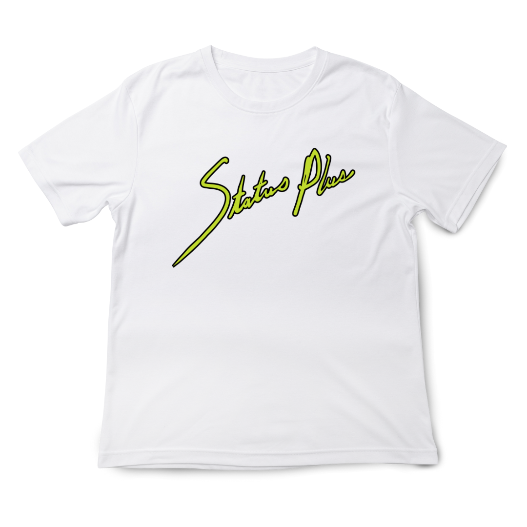 Status Plus Fashions White T-Shirt (Signature)