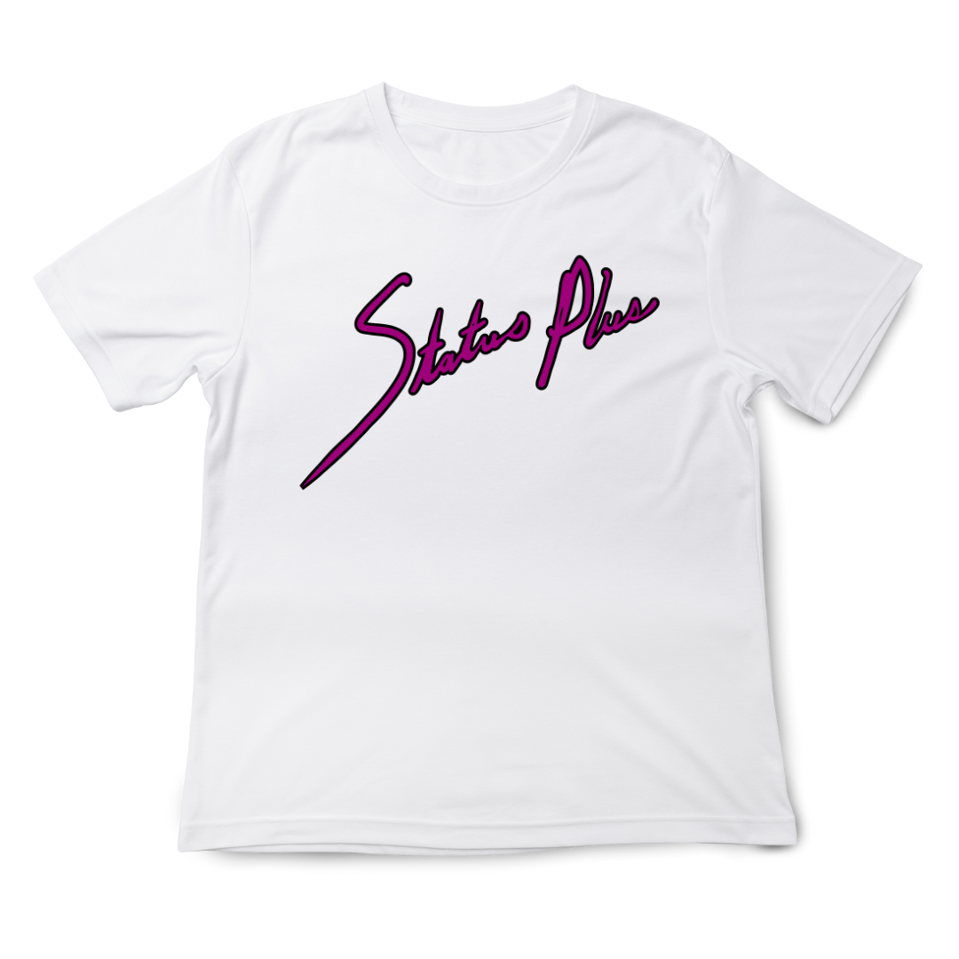 Status Plus Fashions White T-Shirt (Signature)