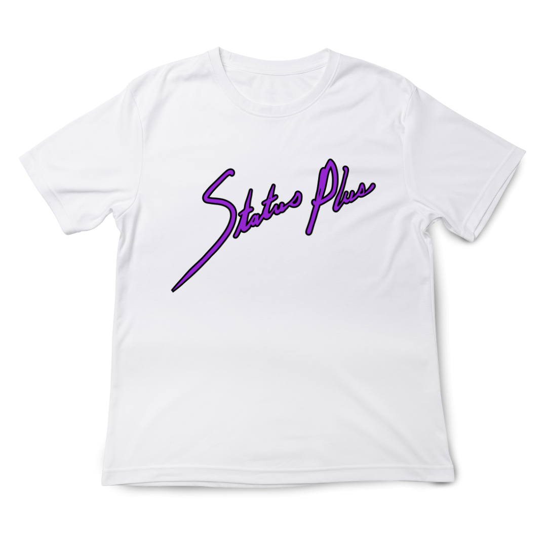 Status Plus Fashions White T-Shirt (Signature)