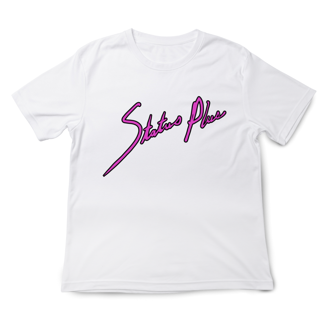 Status Plus Fashions White T-Shirt (Signature)