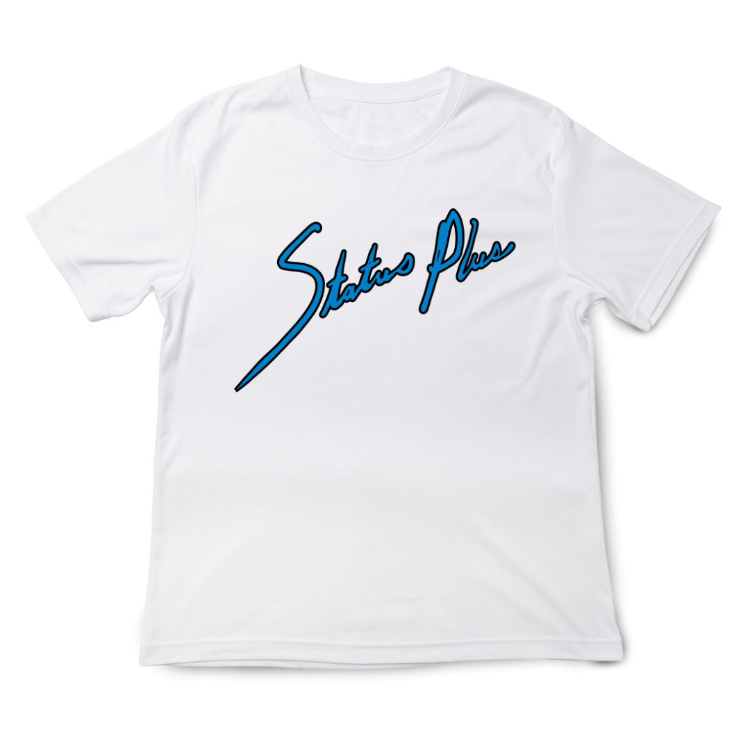 Status Plus Fashions White T-Shirt (Signature)