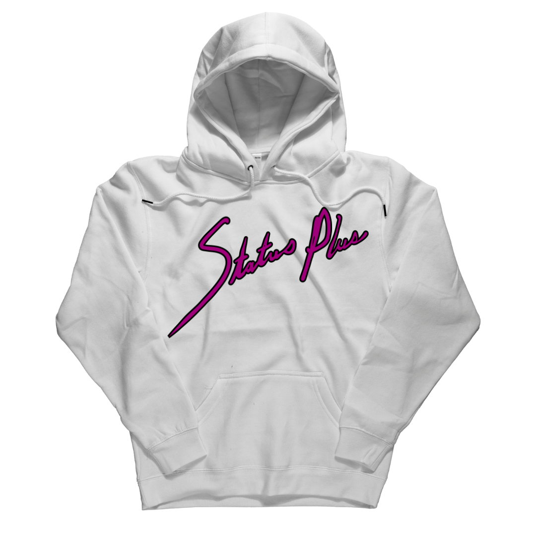 Status Plus Fashions White Hoodie (signature)