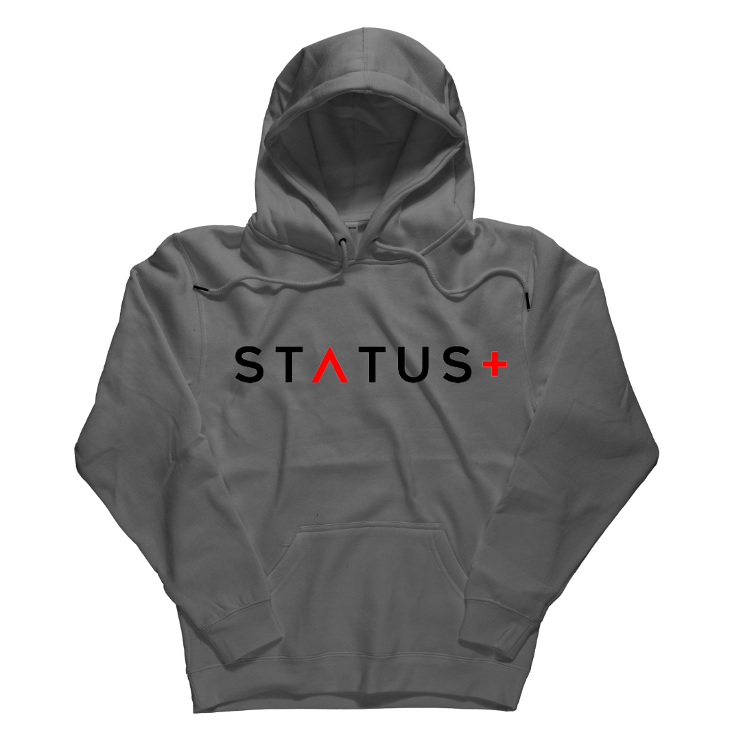 Status Plus Fashions Hoodie (Black Red Logo)