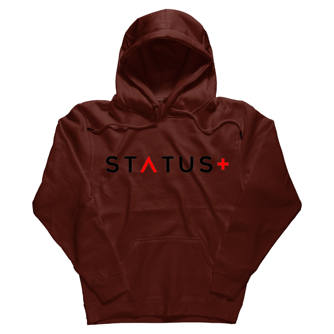 Status Plus Fashions Hoodie (Black Red Logo)