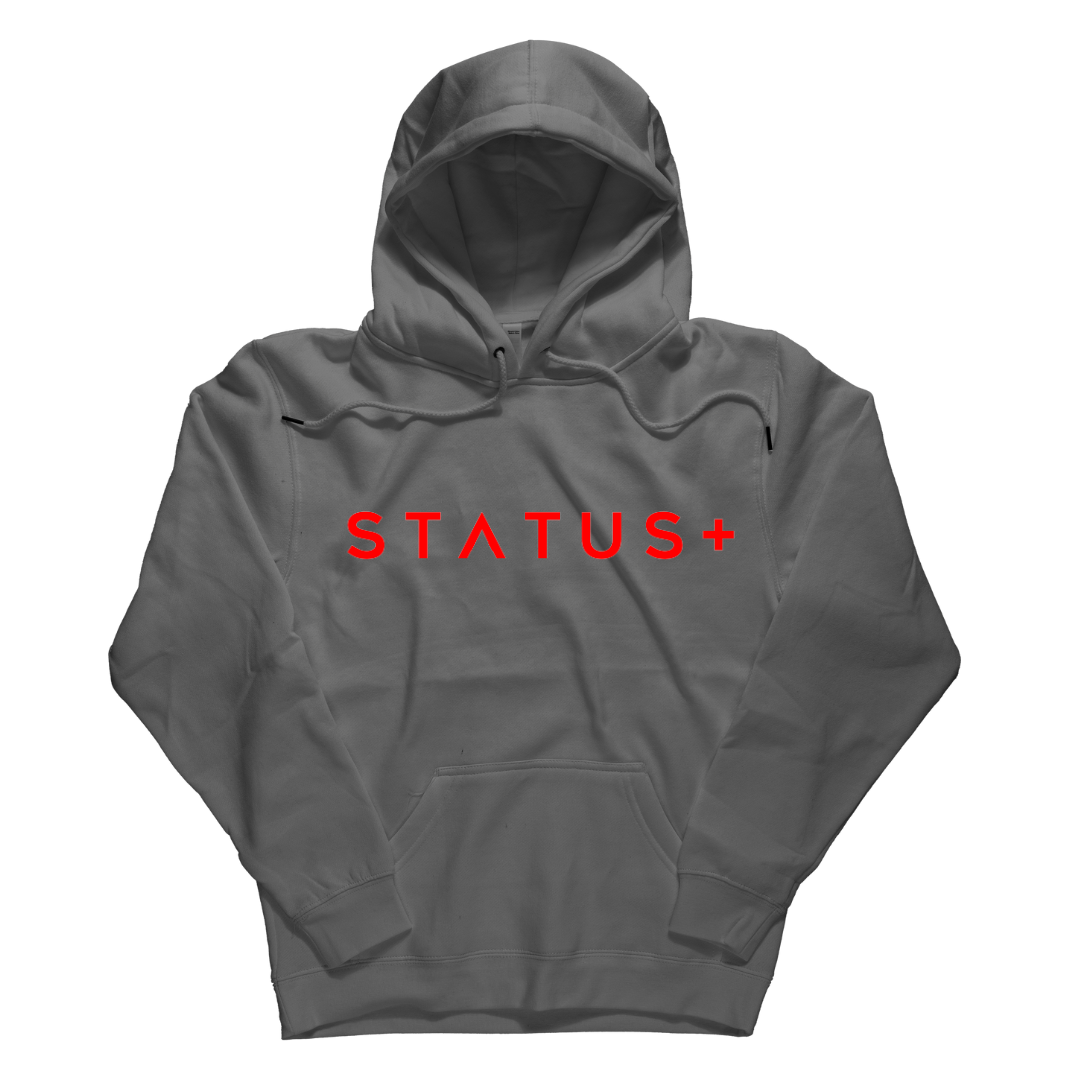 Status Plus Fashions Hoodie (All Red Logo)