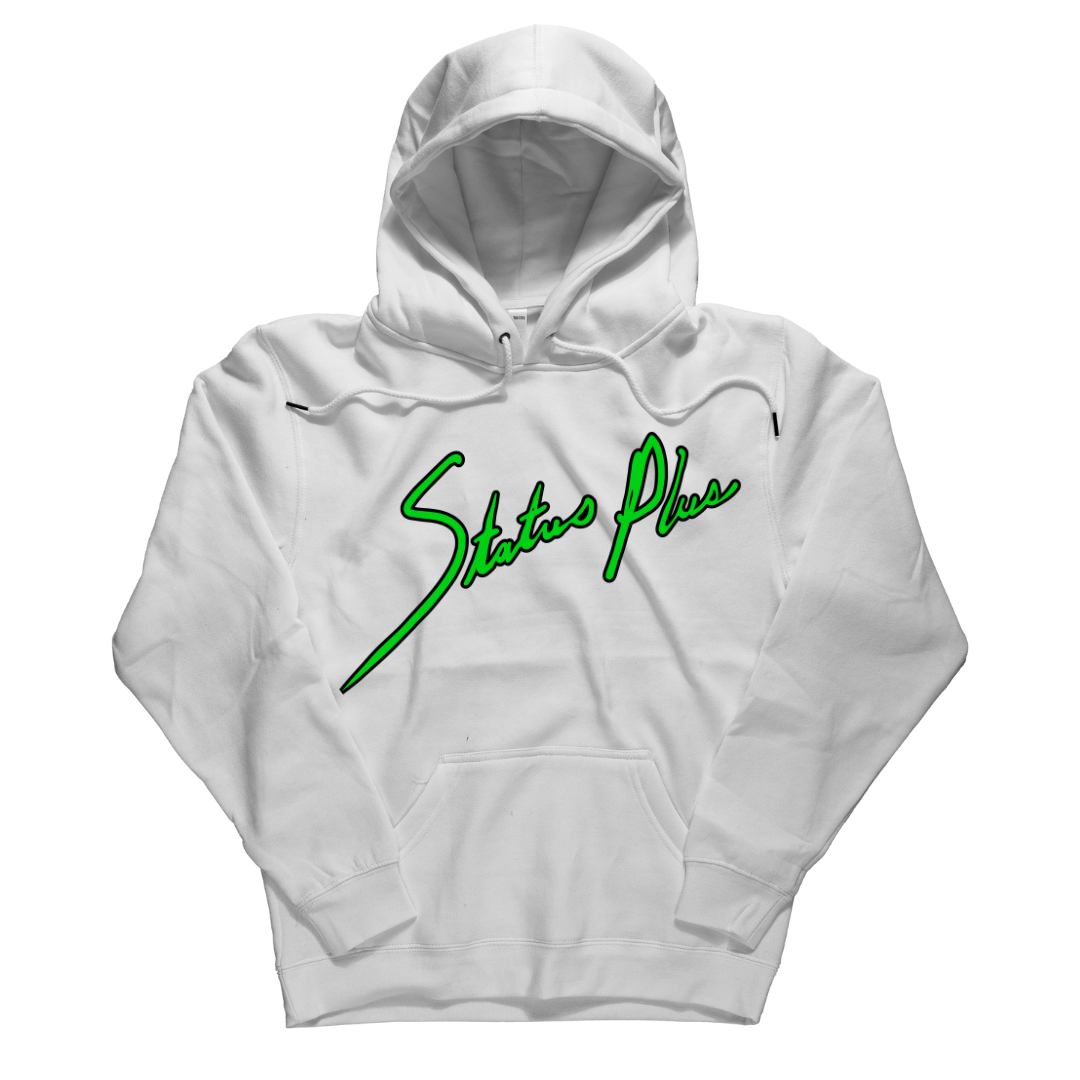 Status Plus Fashions White Hoodie (signature)