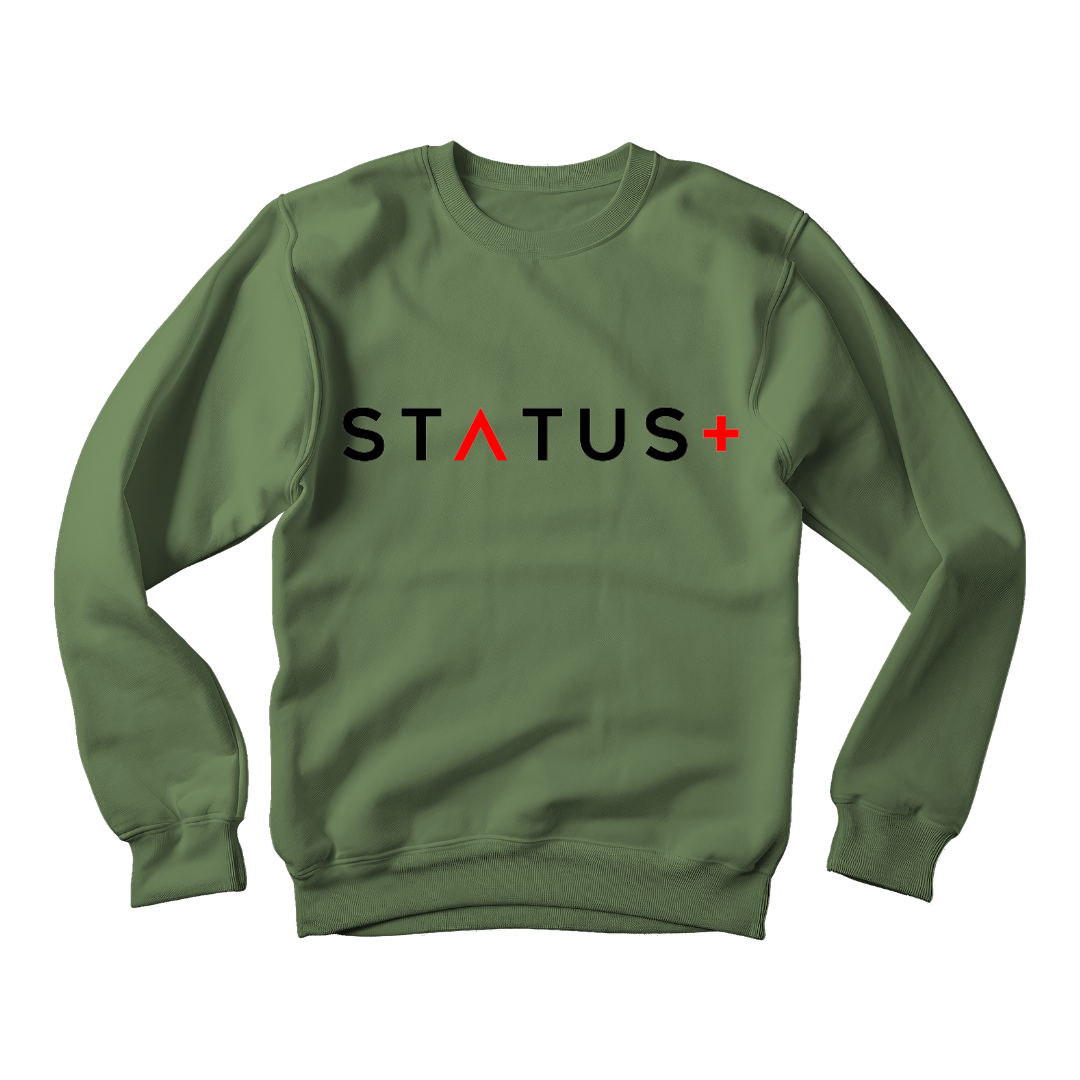 Status Plus Fashions Sweatshirt (Black Red)