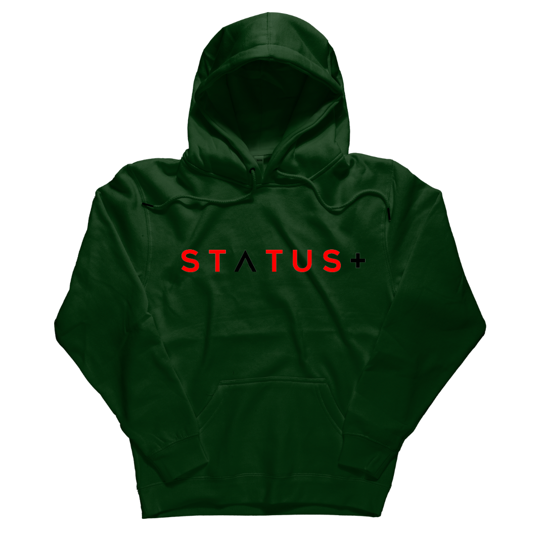 Status Plus Fashions Hoodie (Red Black Logo)