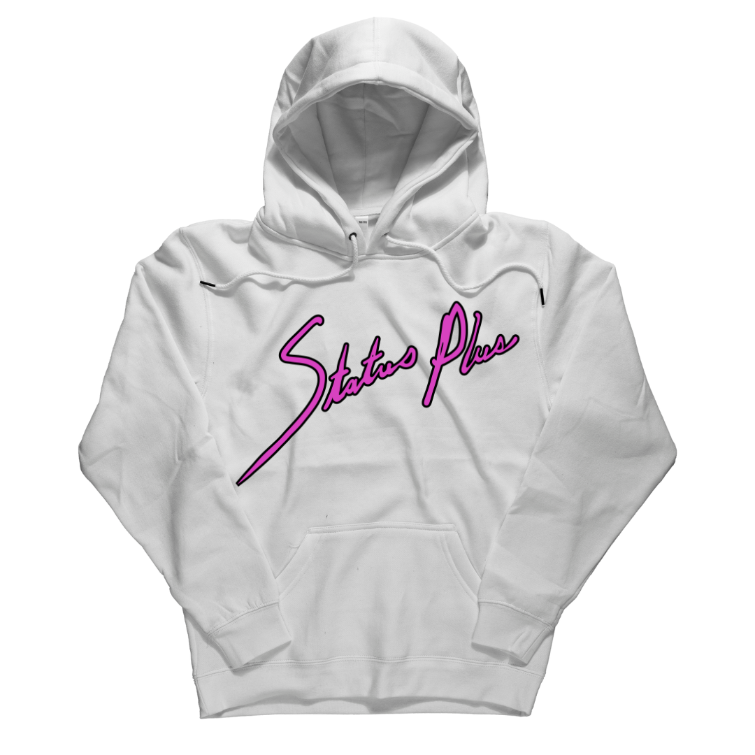 Status Plus Fashions White Hoodie (signature)