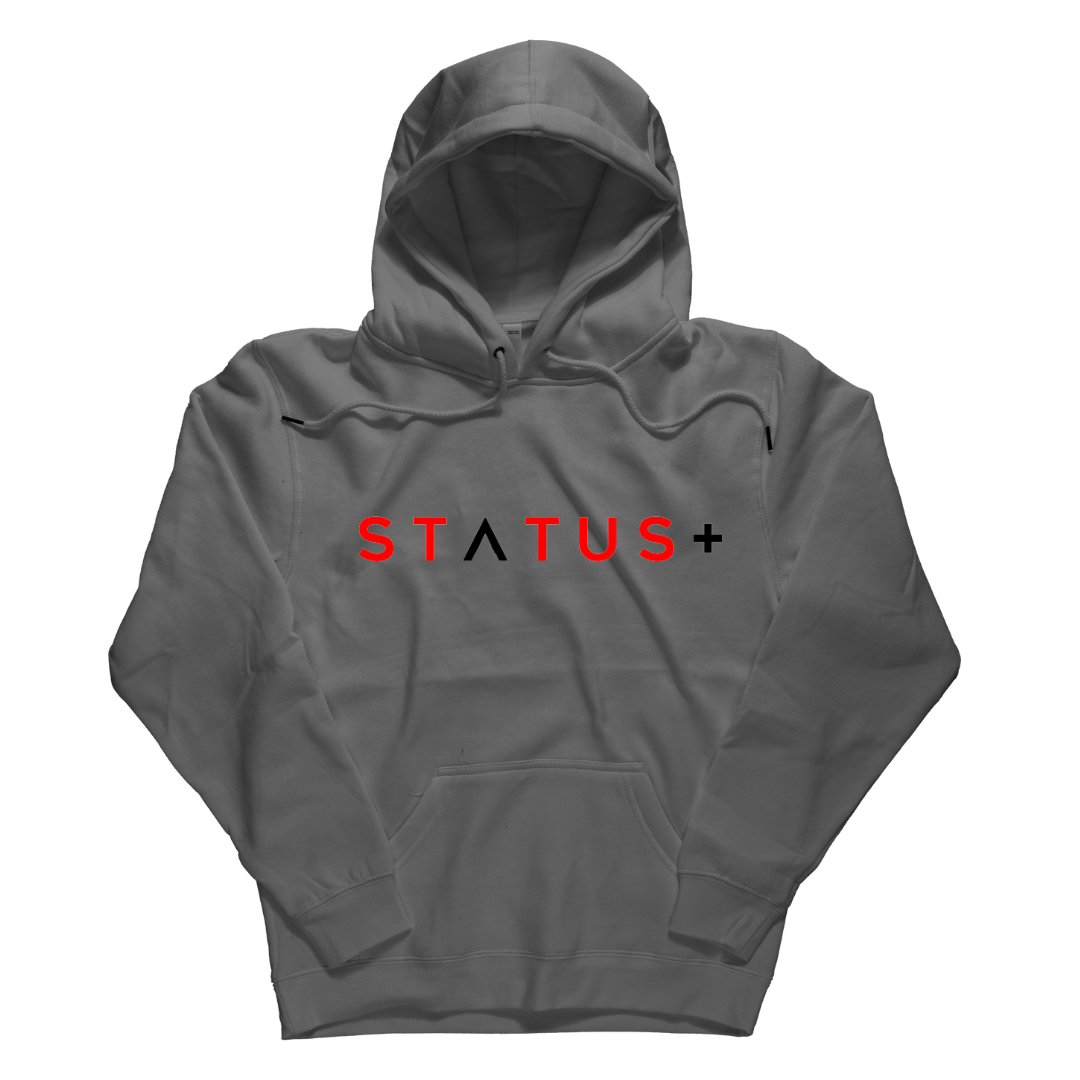 Status Plus Fashions Hoodie (Red Black Logo)